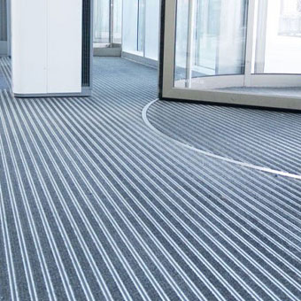 Coba Plan A Aluminium Entrance Mat , Wheat , Green